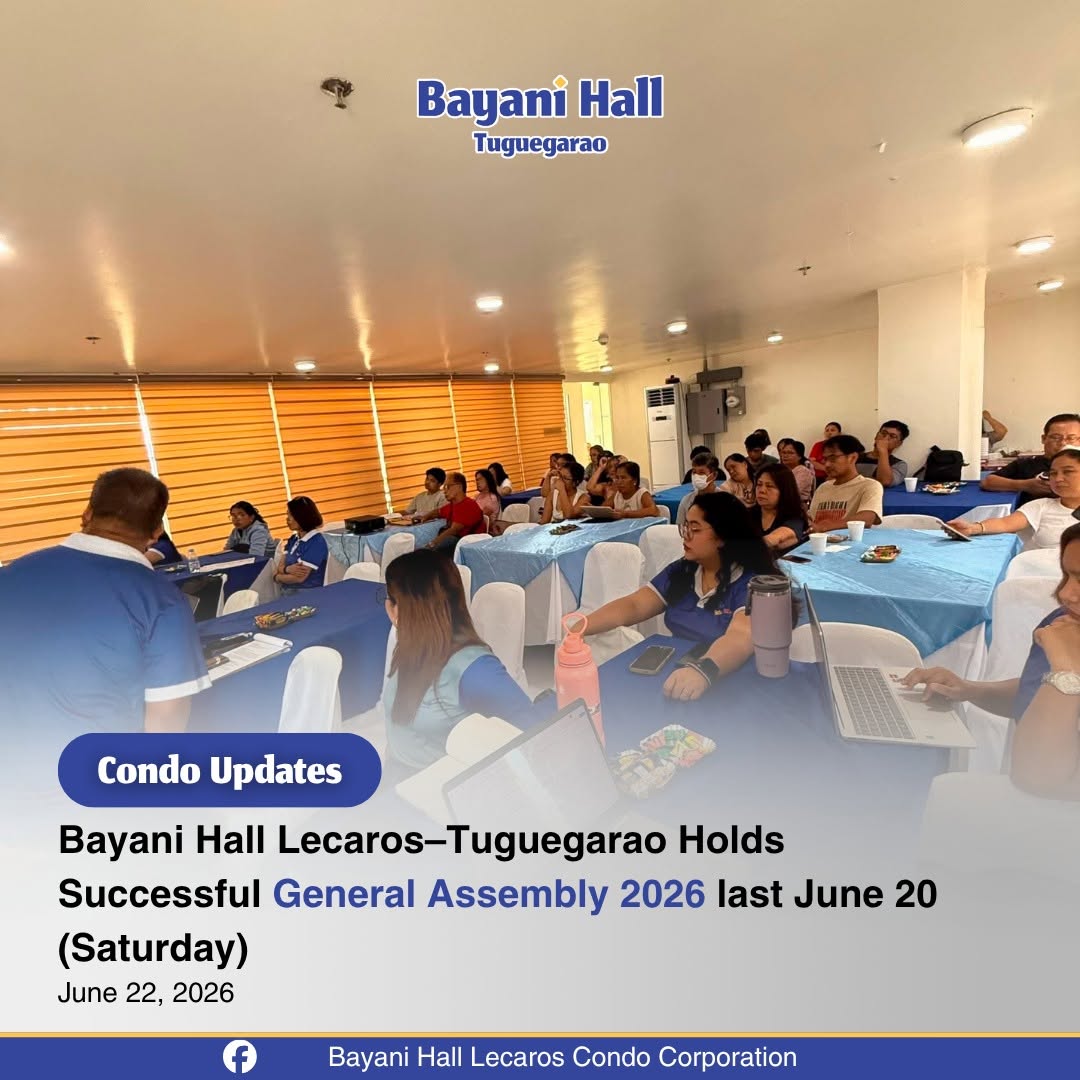 Bayani Hall Lecaors (Tuguegarao) Holds Successful General Assembly last June 20, 2026